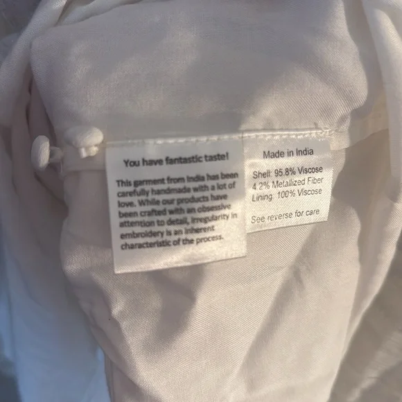 Rococo Sand True Mini Dress Sand White - Size Small - Picture 13 of 13